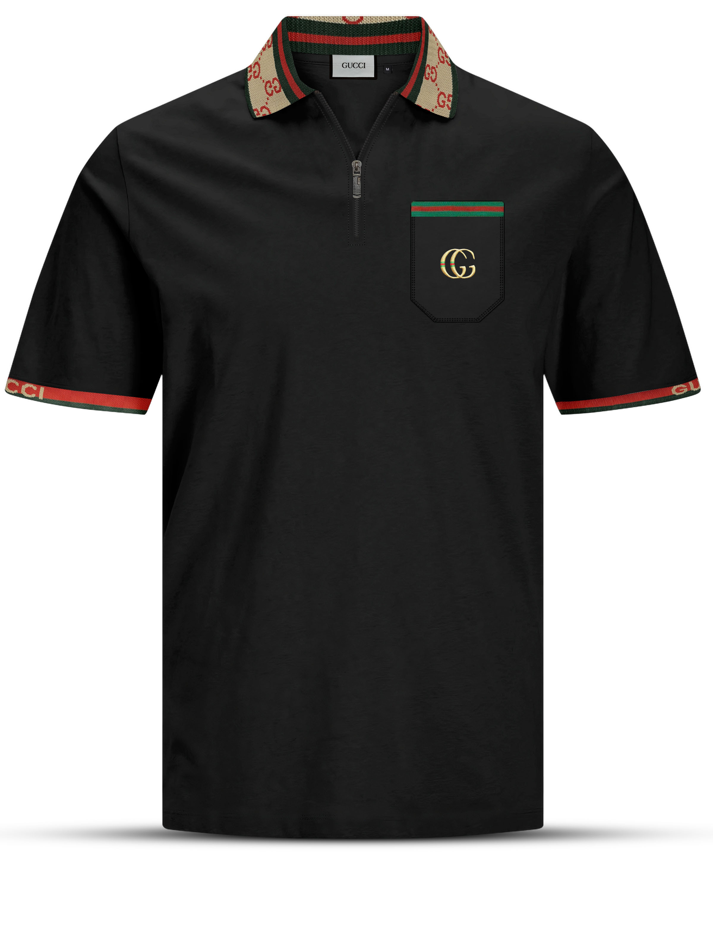 PL116 Black Men's Polo