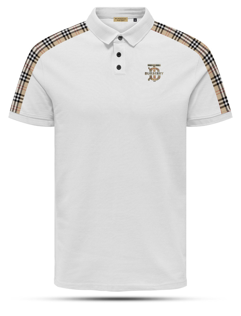 Wp01 White Men's Polo