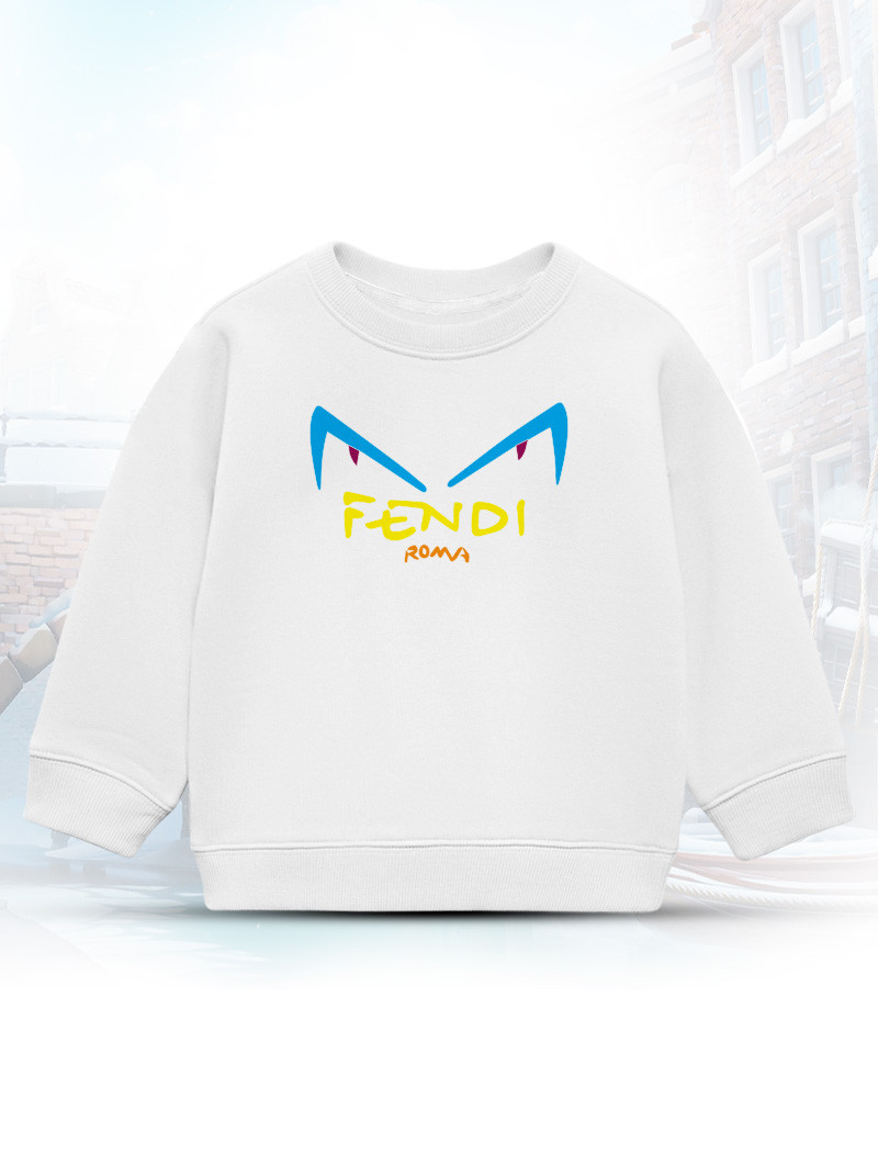 KSFT15 White Kids Sweatshirt