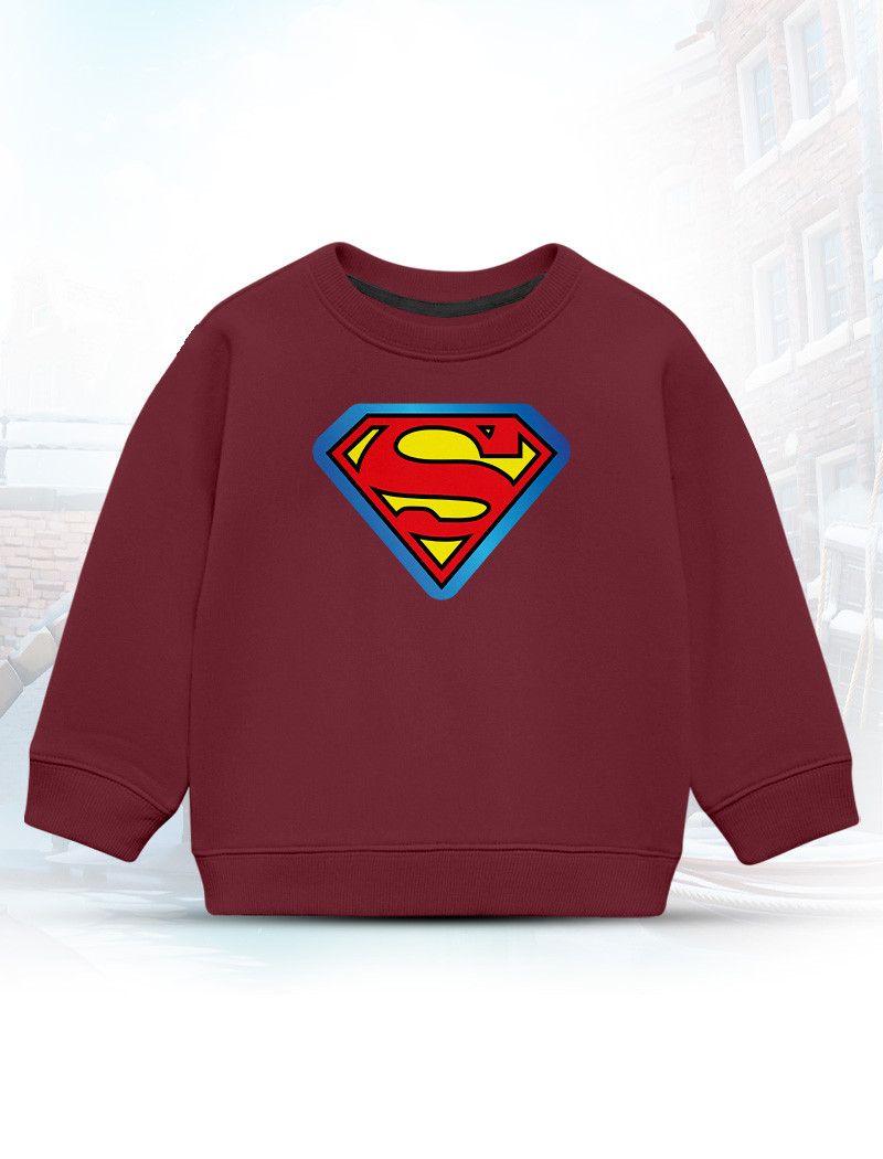 KSFT16 Red Maroon Kids Sweatshirt