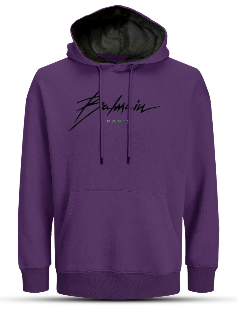 WH06 Purple Hoodie Balmain