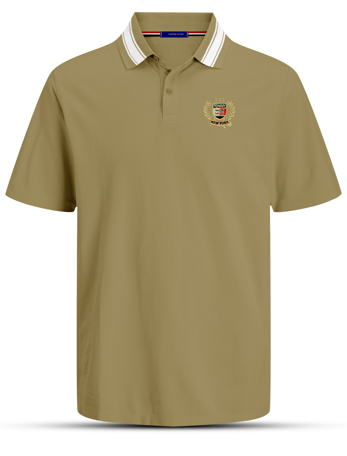 PL136 Brown Men's Polo T-shirt
