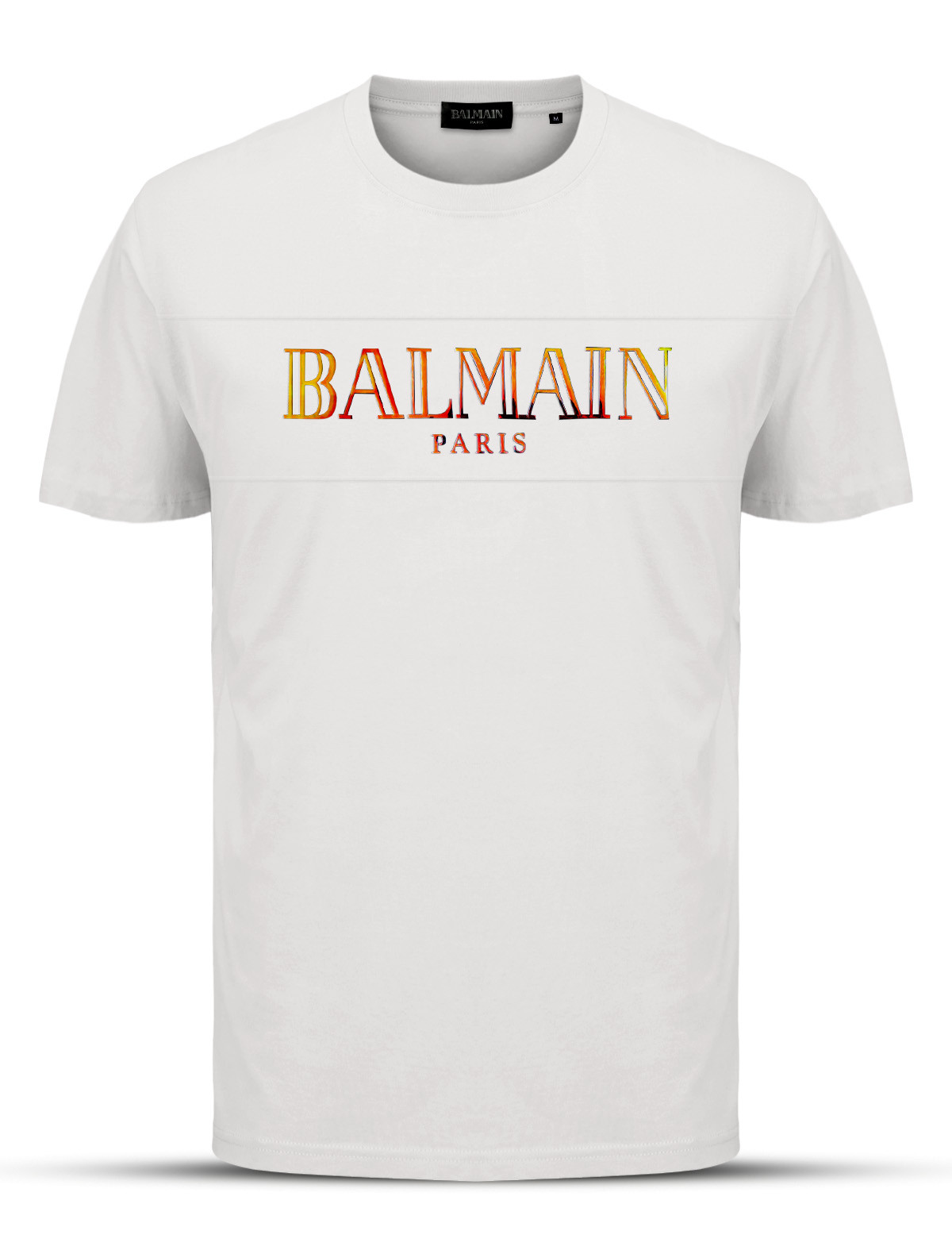 PTS89 White Balmain men's T-Shirt
