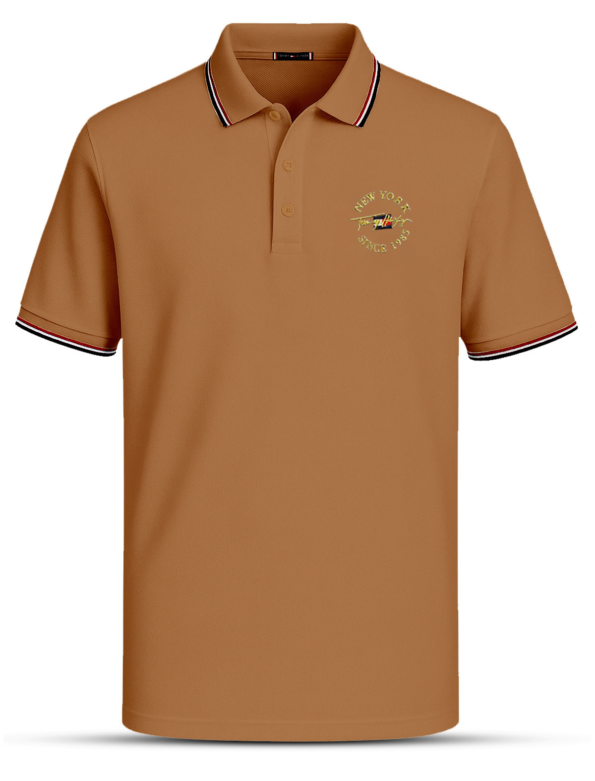 Tommy polo PL124 Brown Men's Polo