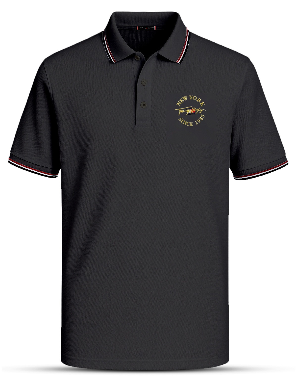 Tommy polo PL124 Black Men's Polo