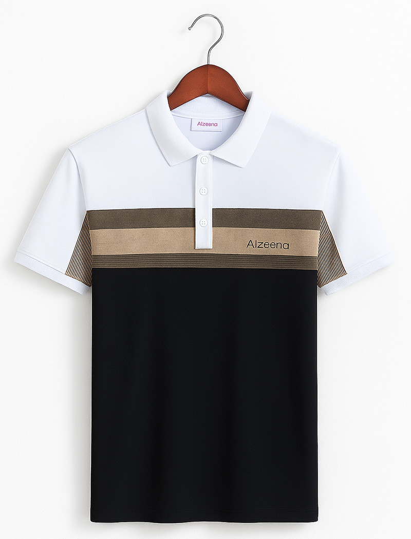 APL02 White Men's Polo
