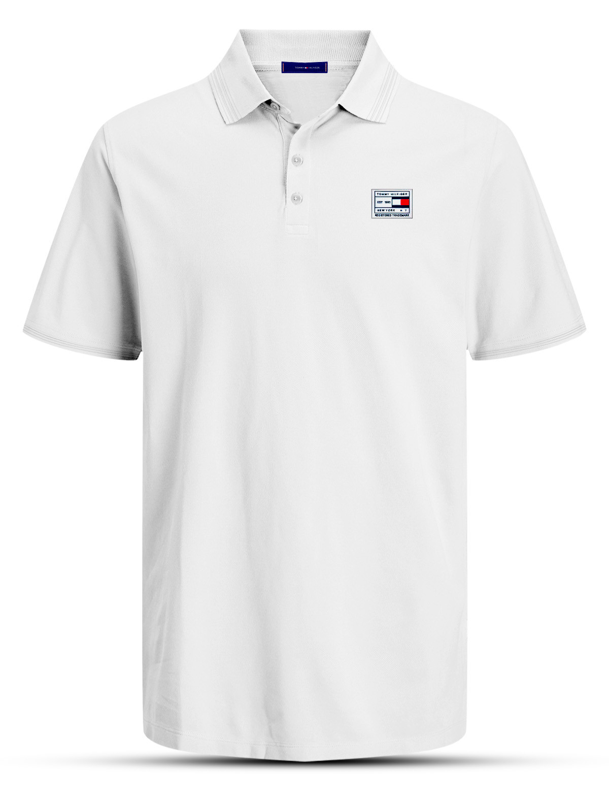 PL137 white Tommy Men's Polo