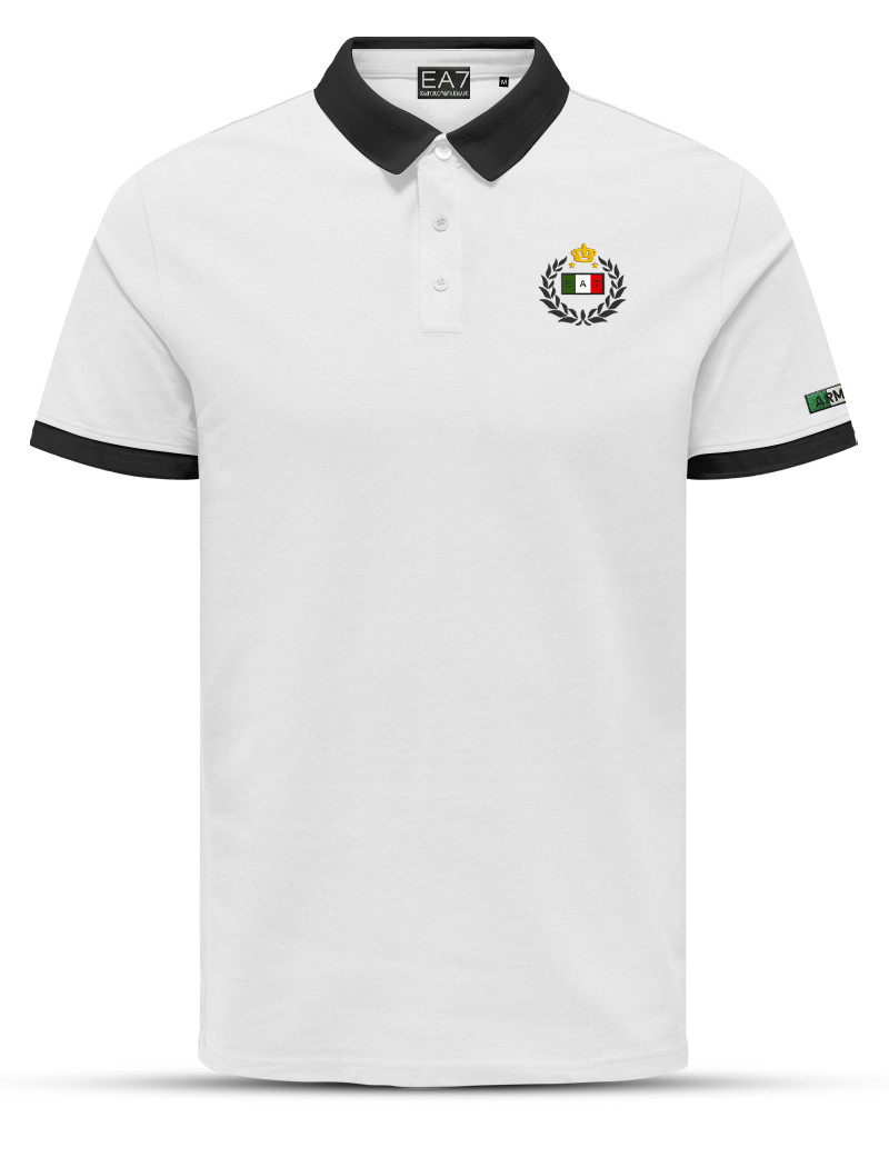 PL139 White Armani men's Polo