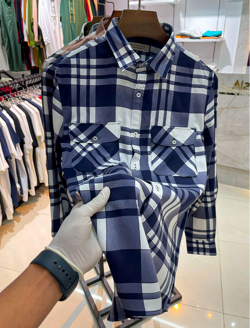 SHT49 Purple Men's Shirt