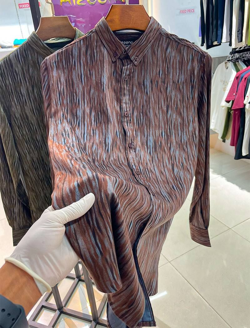 SHT51 Maroon Men's shirt