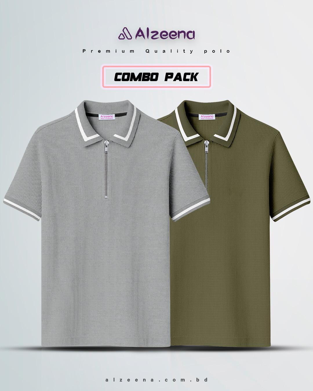 WP02 O+G men's polo combo