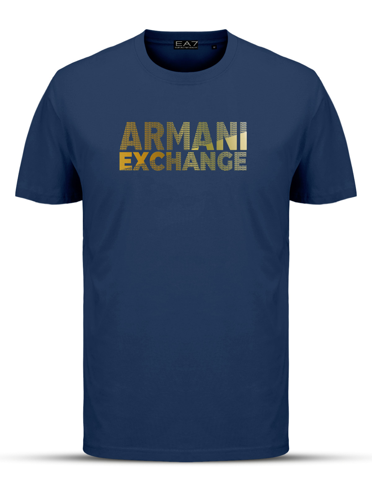 PTS96 Navy Blue  Armani Men's T-Shirt