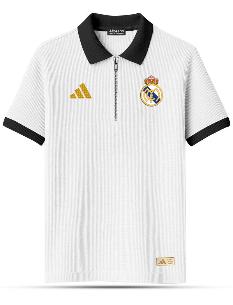 TX135 Real Madrid White Men's Polo