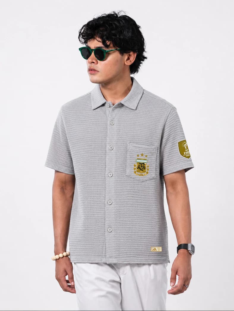 SHT74 Argentina Ash Half Sleeve Shirt