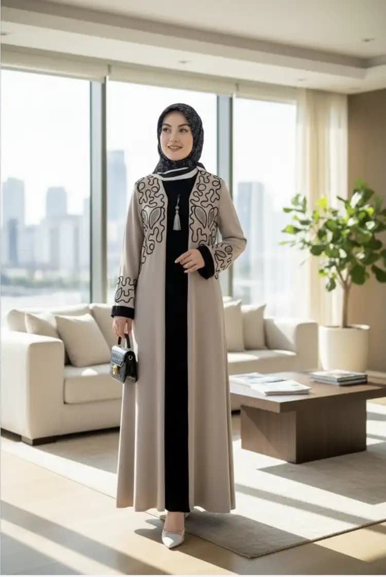 BRK03 Off White Borkha