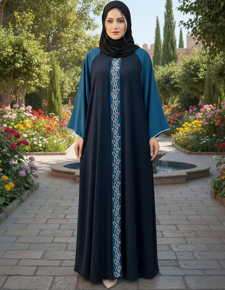 BRK12 Black Gown Borka