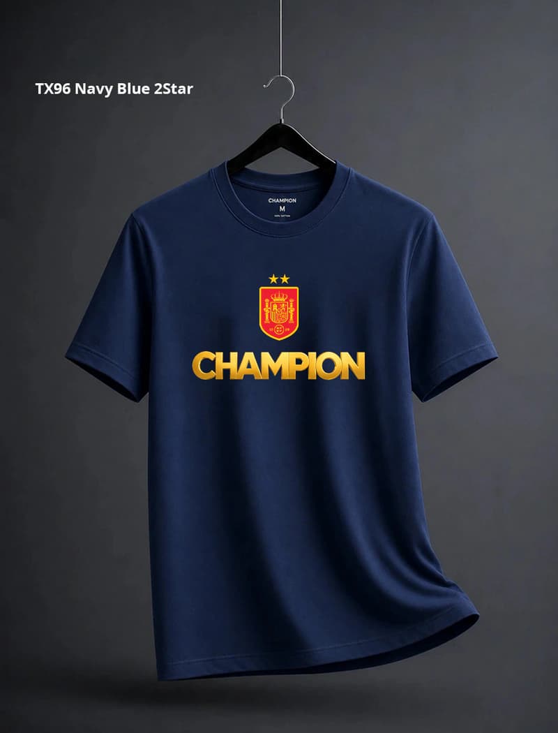 TX96 Navy Blue 2Star Spain Men's T-shirt