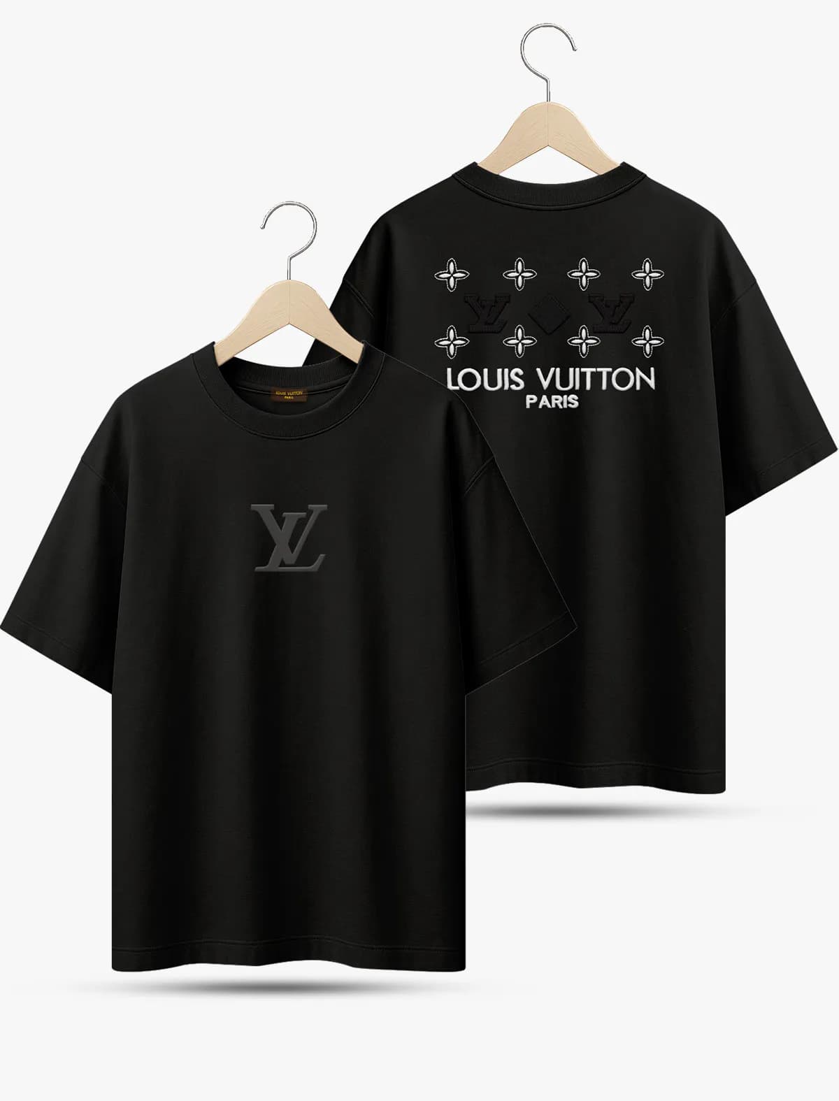 PTS107 Black LV Men's T-Shirt