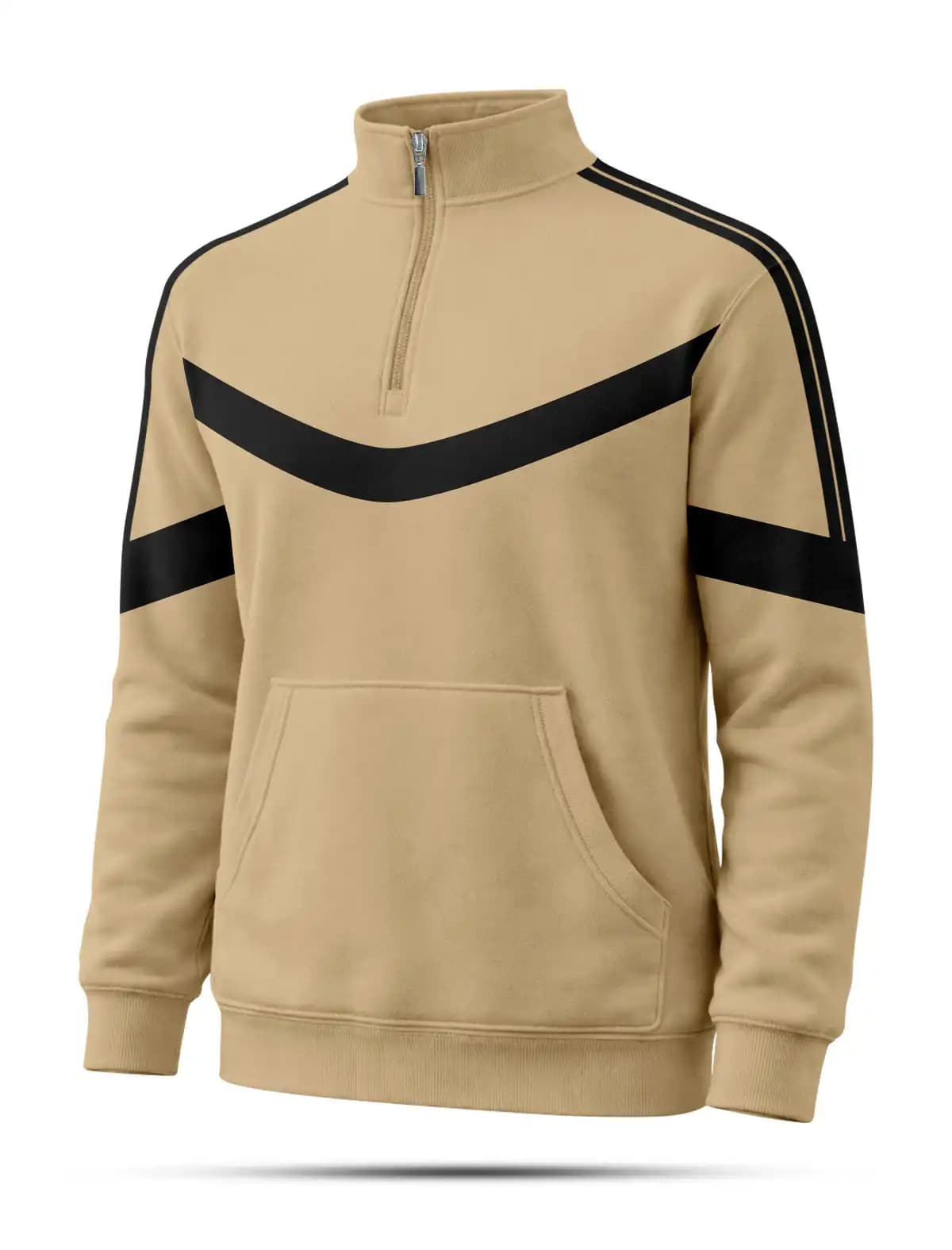 SFT51 Brown High Neck sweatshirt