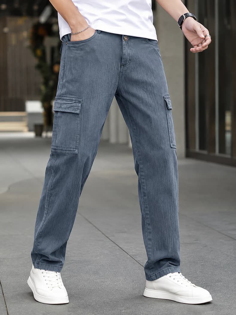 PN102 Charcoal 6-Pocket pant