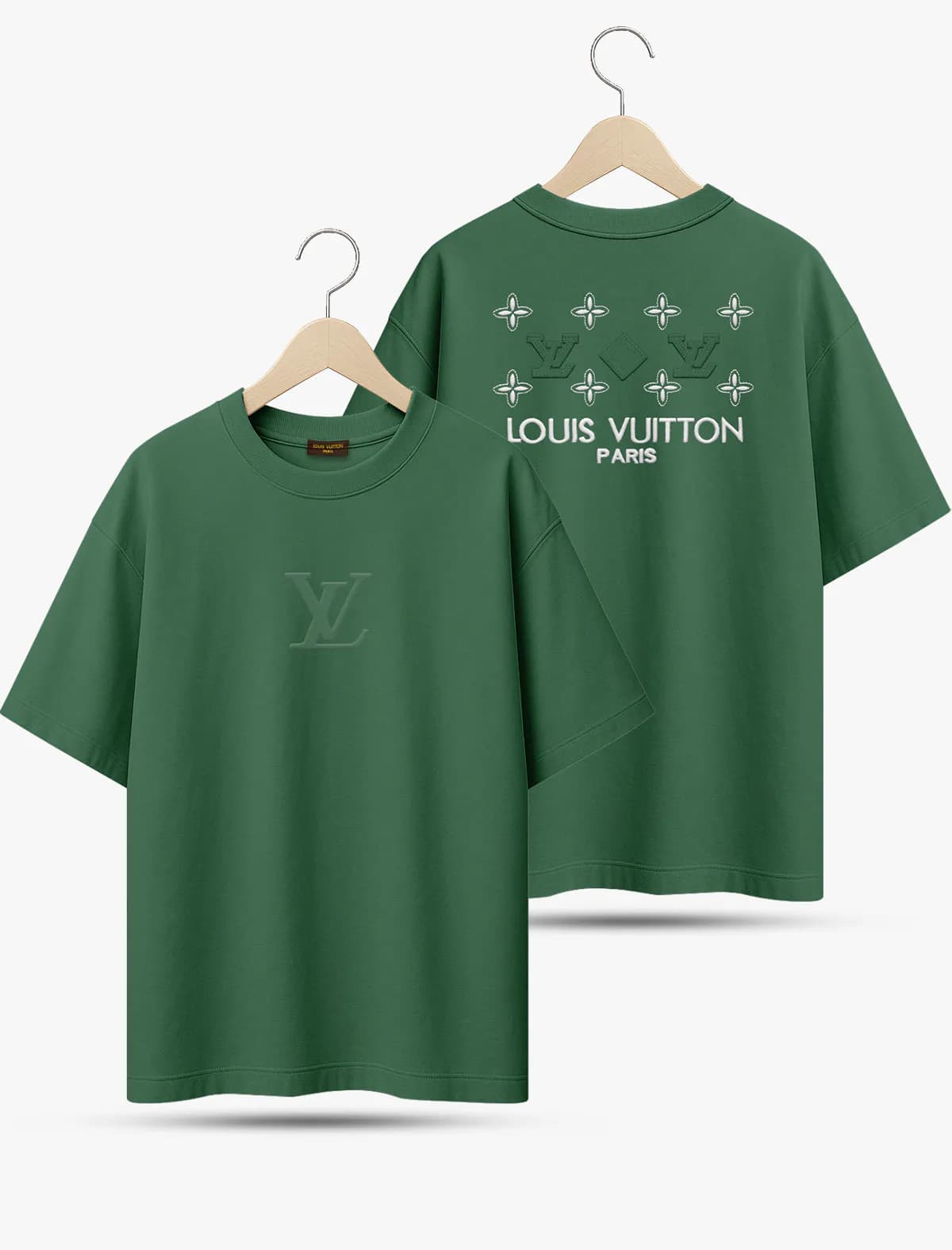 PTS107 Bottle Green  LV Men's T-Shirt