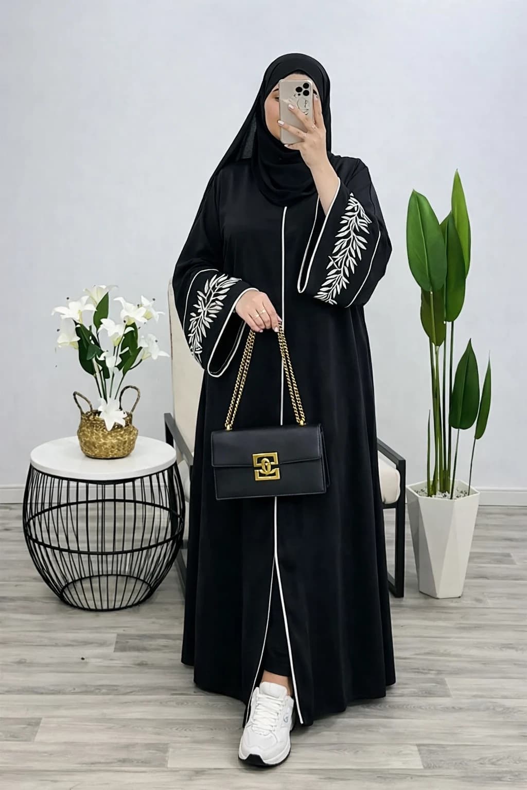 brk16 Black Gown Borka