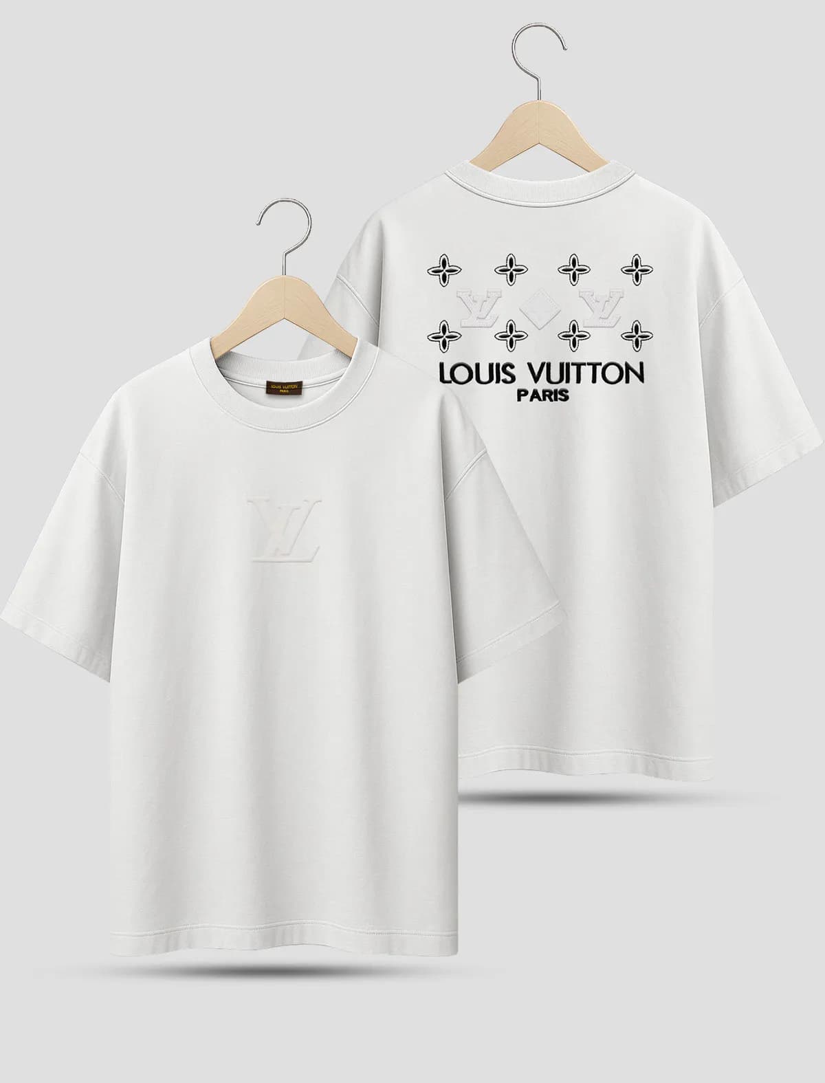 PTS107 White LV Men's T-Shirt