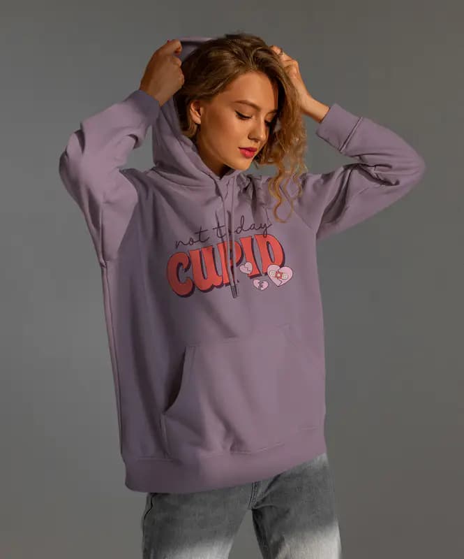 LHUDI03 Purple Ladies Hoodie