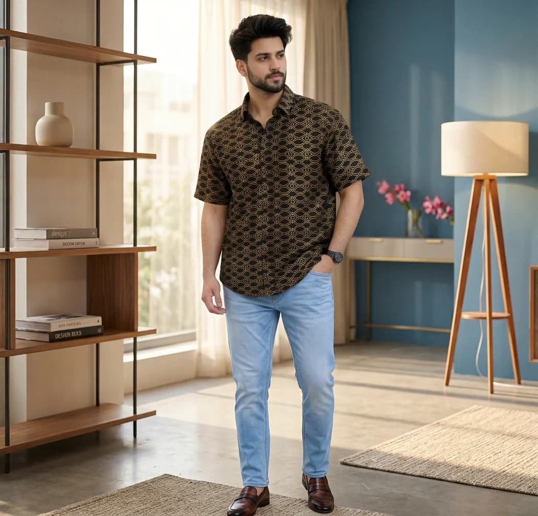Pn90&Sht56 Golden&Light Wash