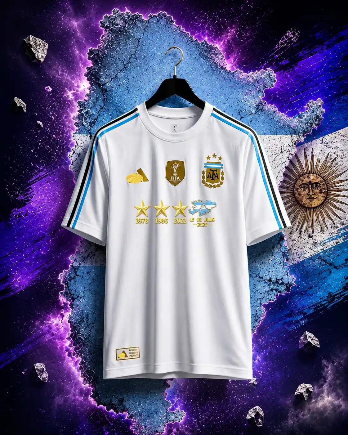 TX43 White LM Argentina T-Shirt