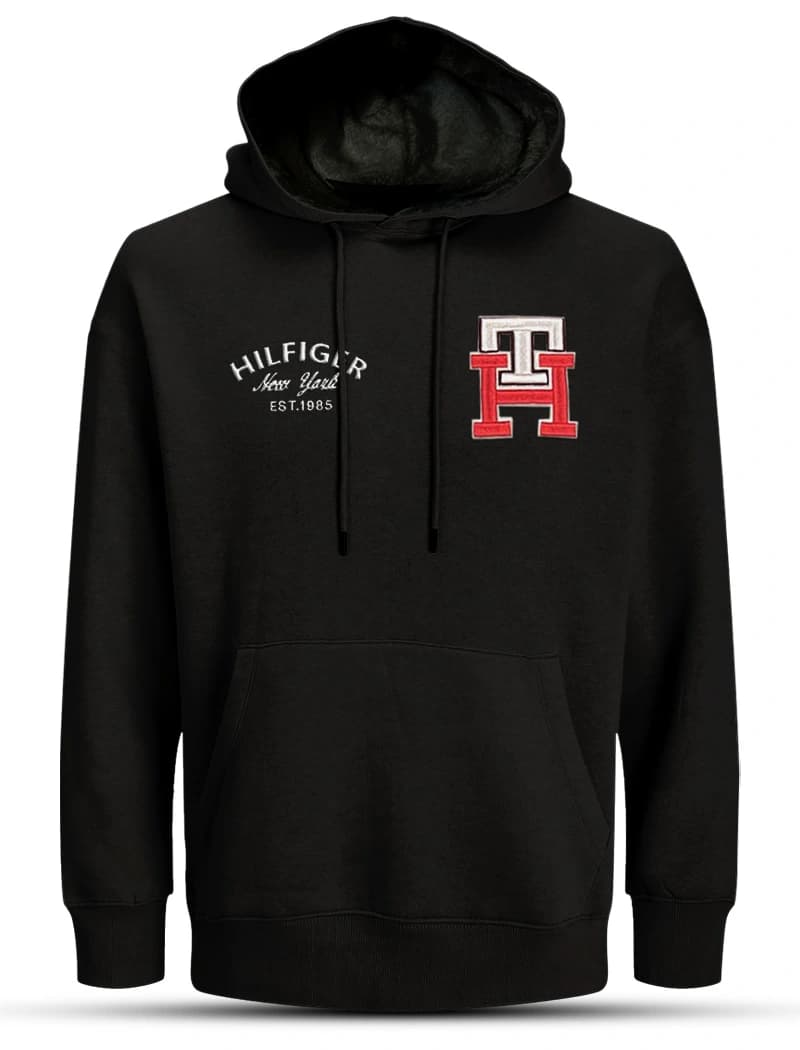 FHUDI01 Black men's hoodie