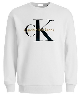 SFT40 White CK drop shoulder Sweatshirt