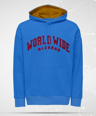 AHUDI01 Sky Blue Winter Hoodie