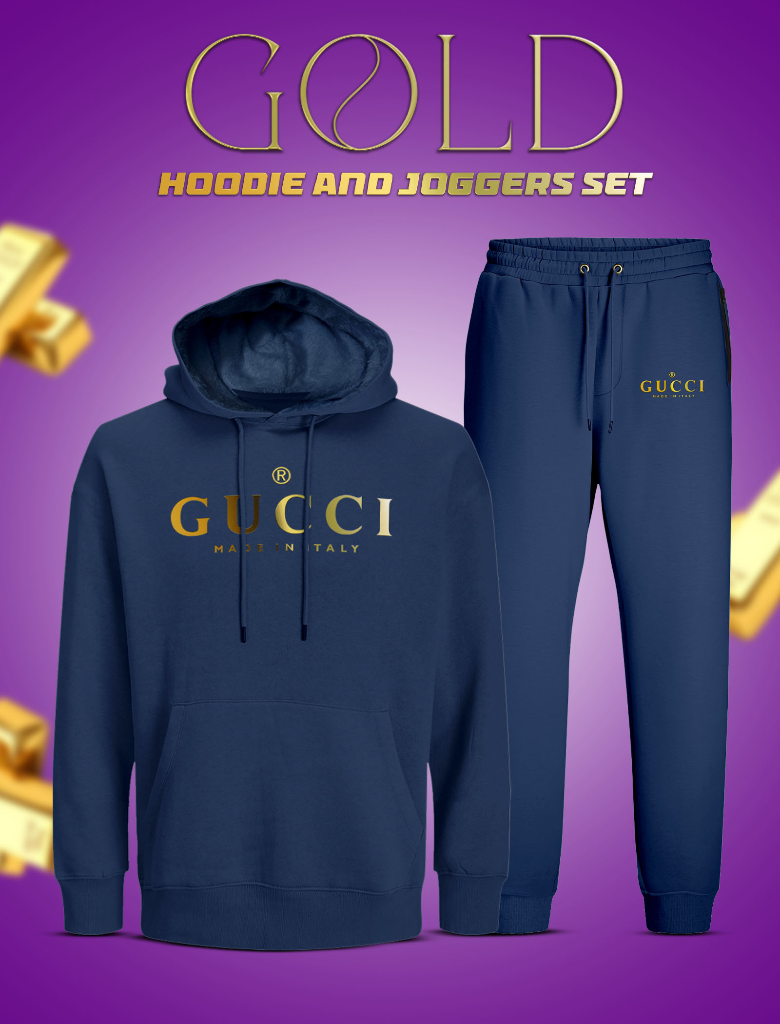 WH02 & JOG28 Navy Blue combo