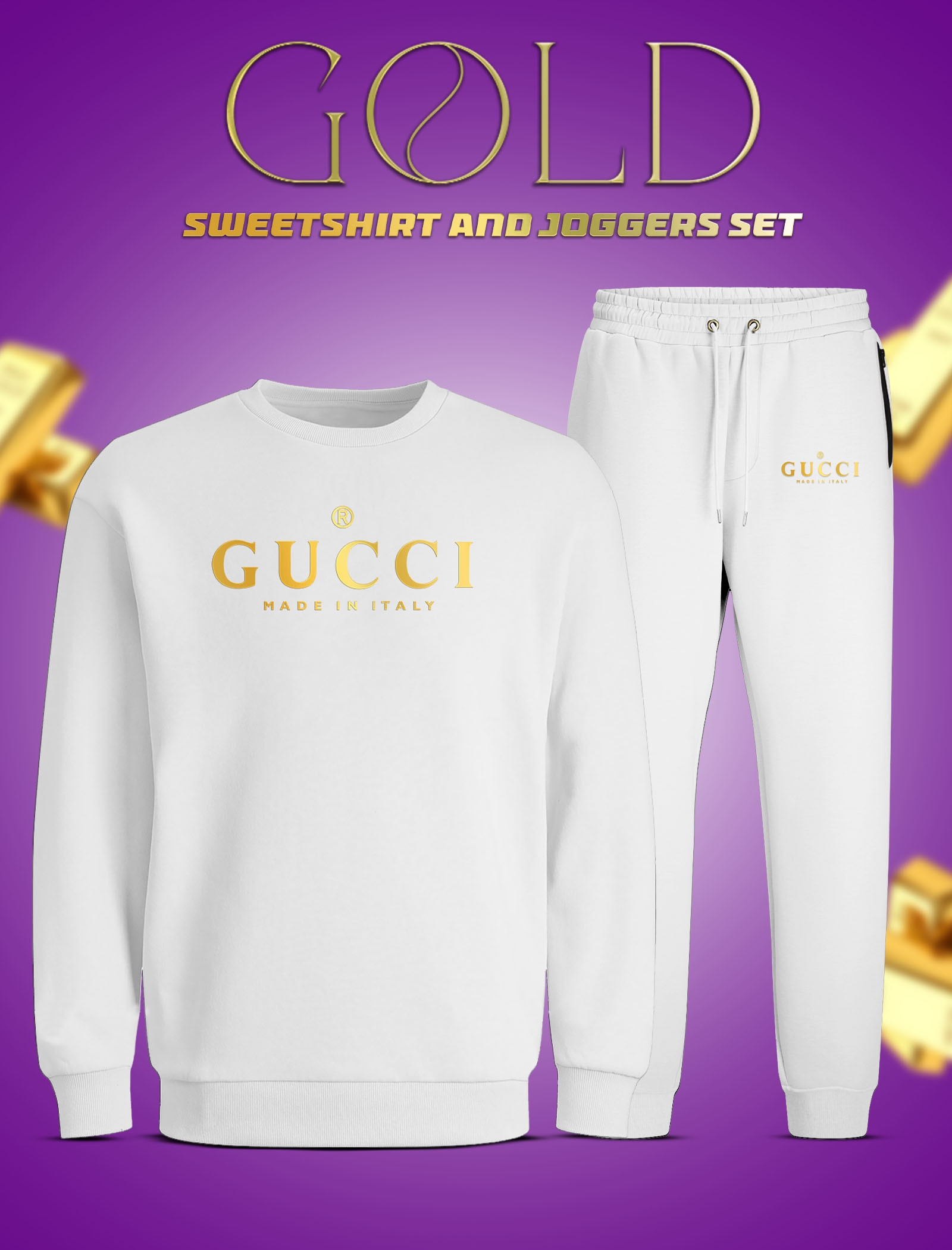 SFT38 & JOG28 White combo