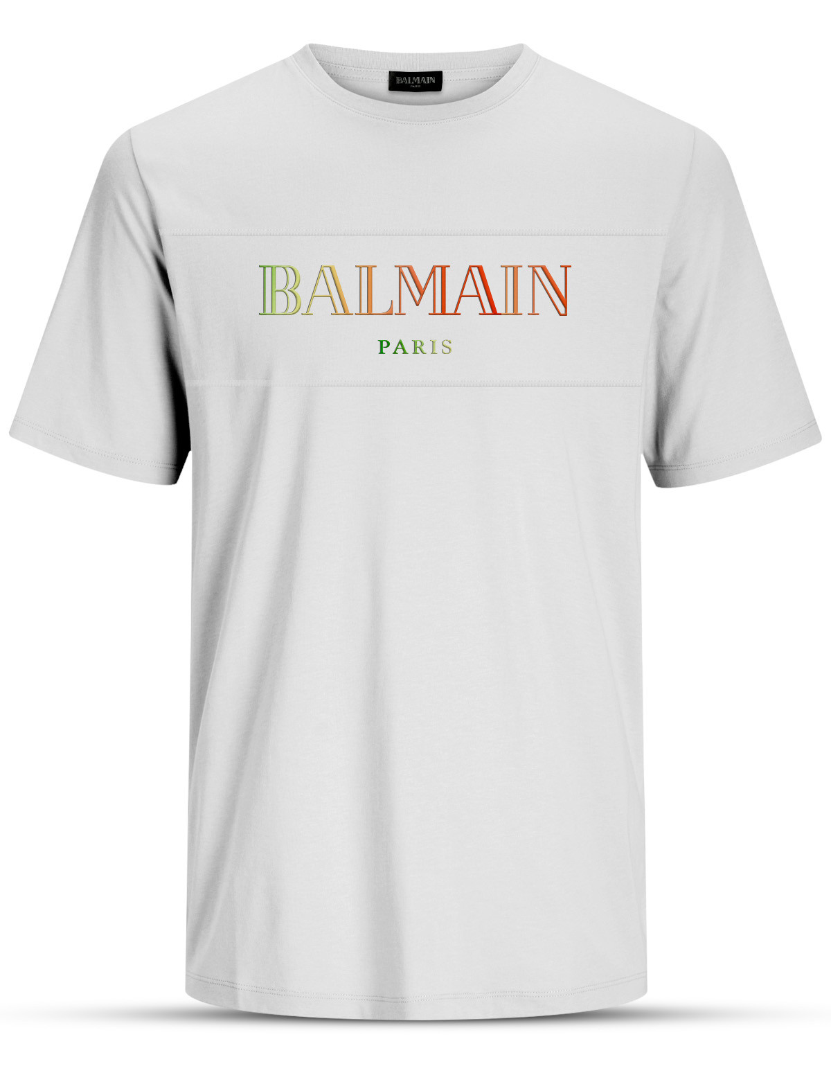 PTS91 White balmain men's T-Shirt