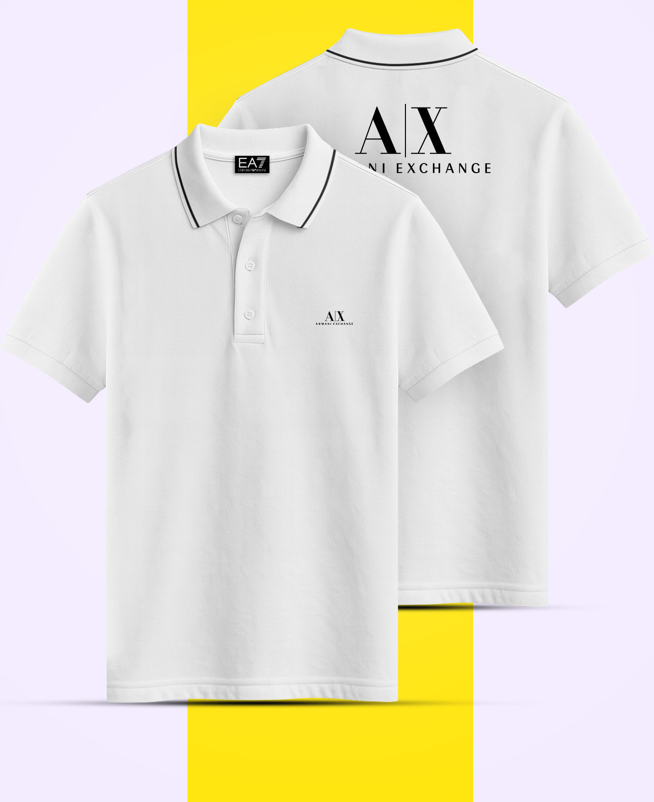 PL141 white  Armani Men's polo