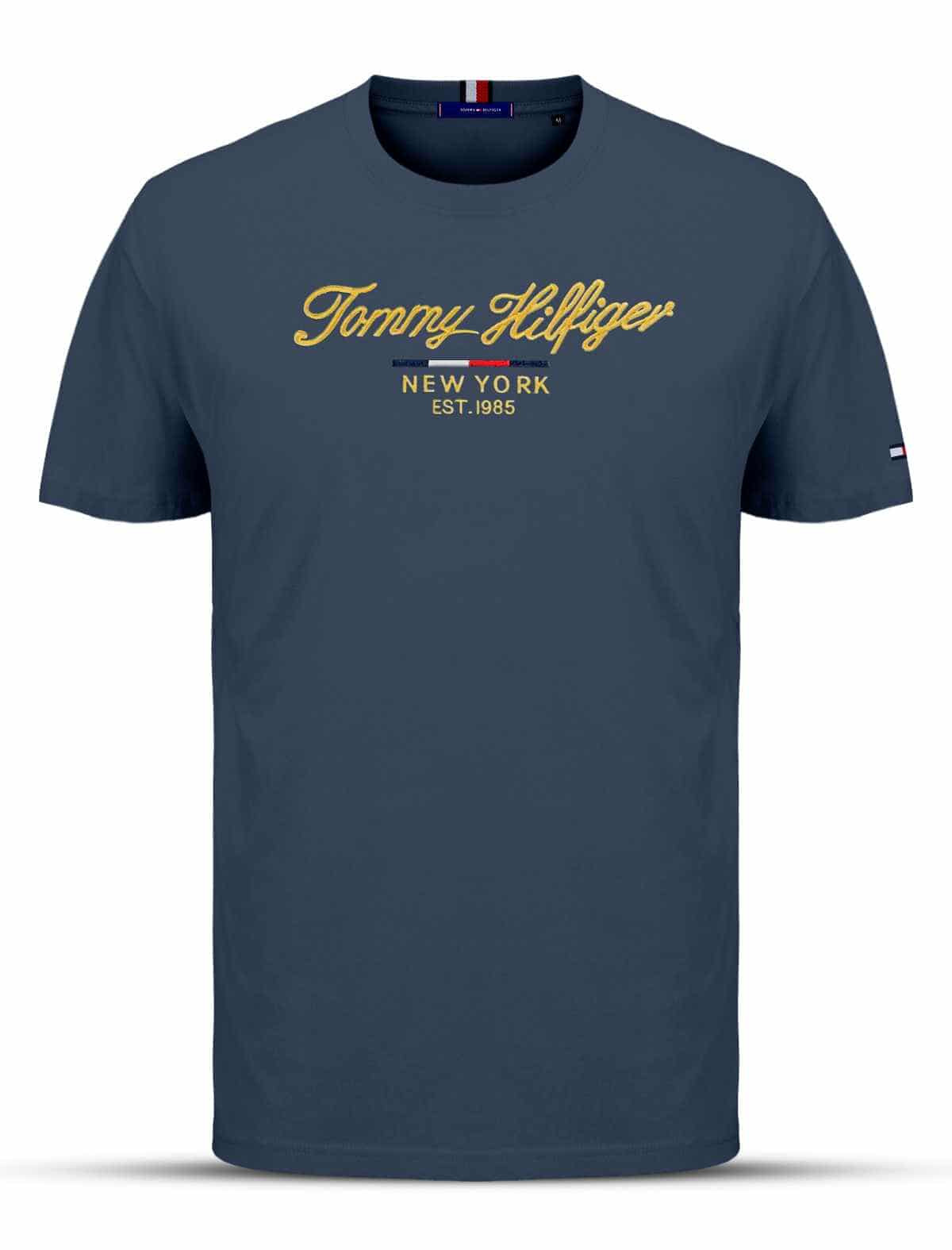 Expts14 Navy-Blue Tommy men's T-Shirt