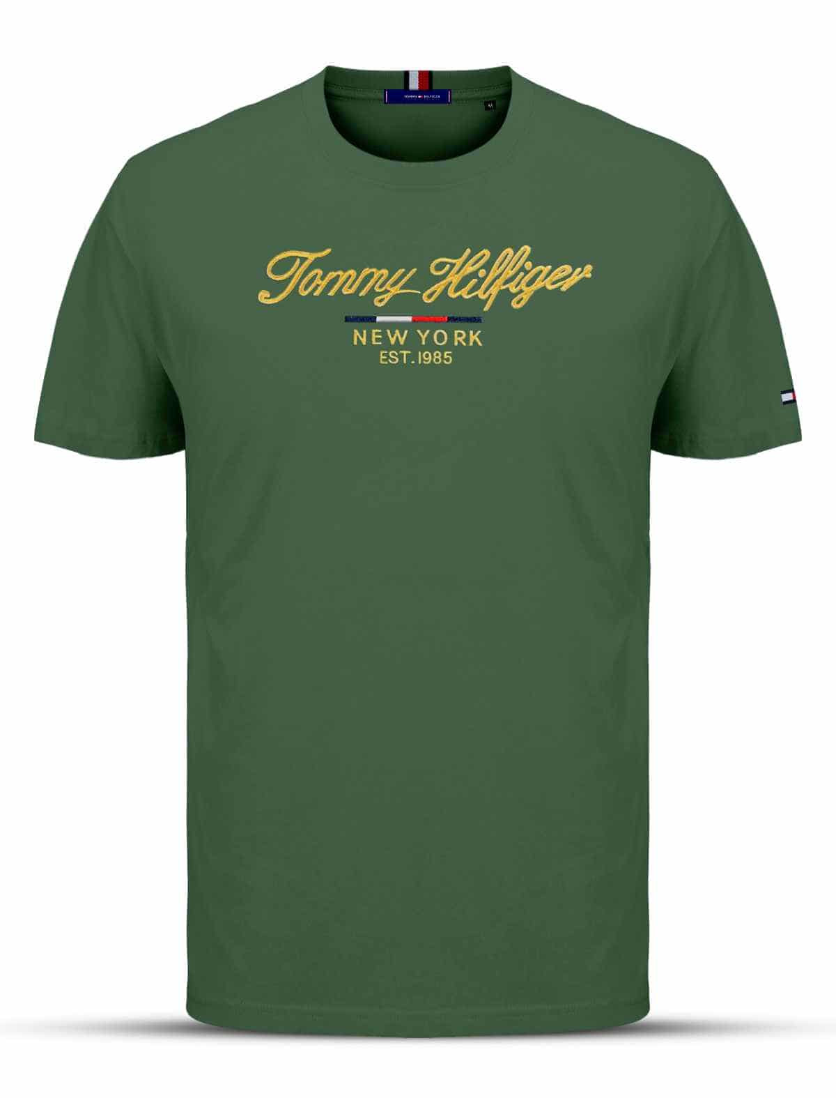 Expts14 Green Tommy men's T-Shirt