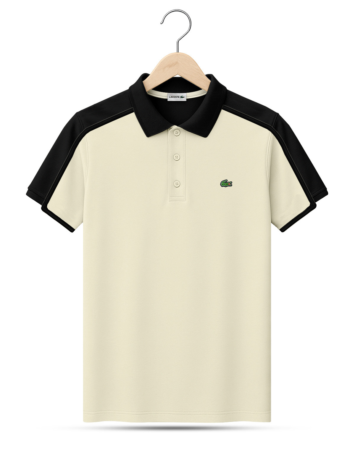 PL144 Brown Lecoste men's polo