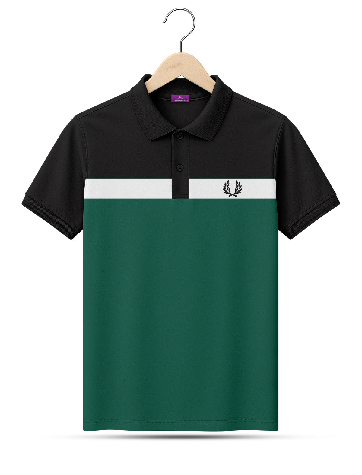 APL34 Black Men's POLO