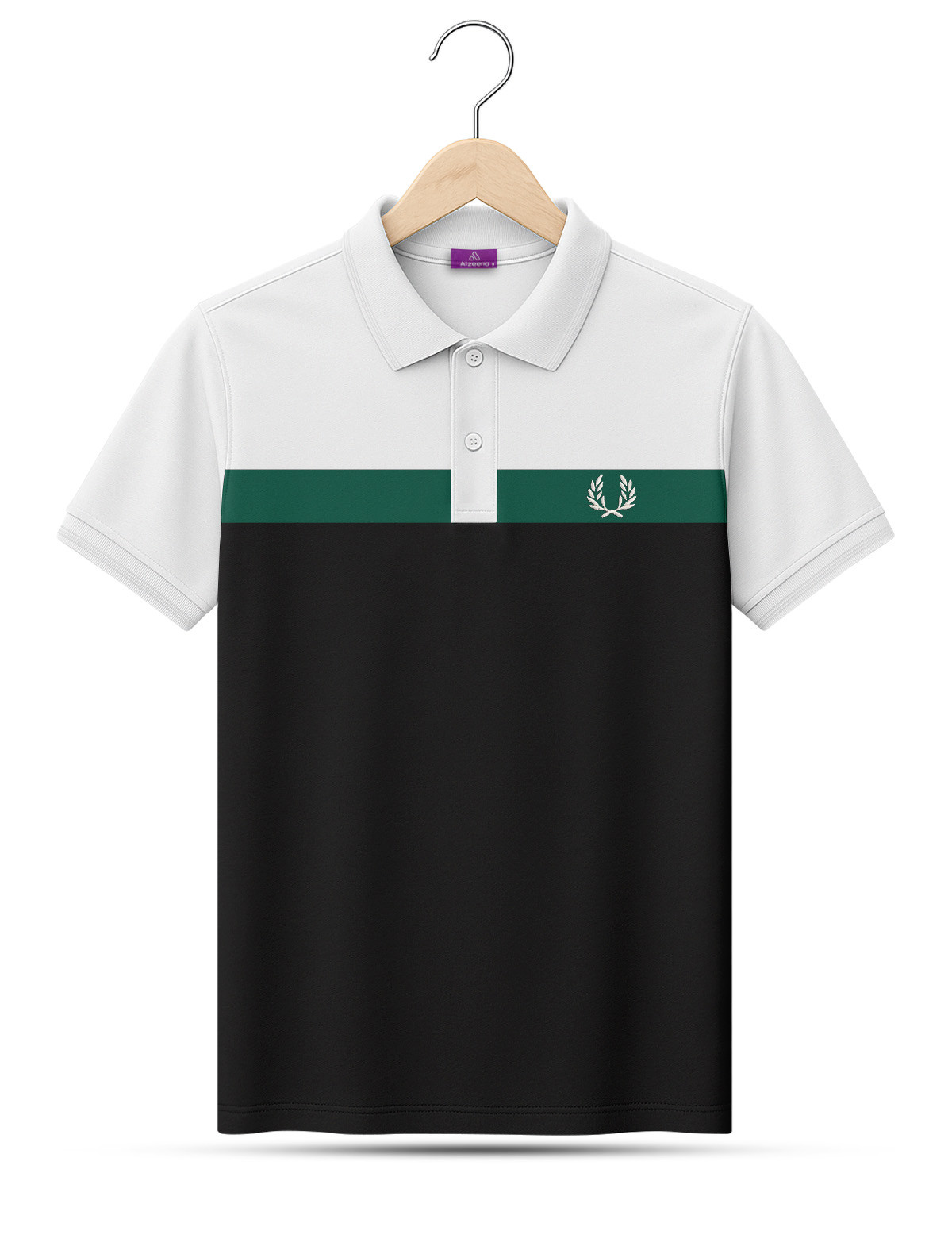 APL34 White Men's POLO
