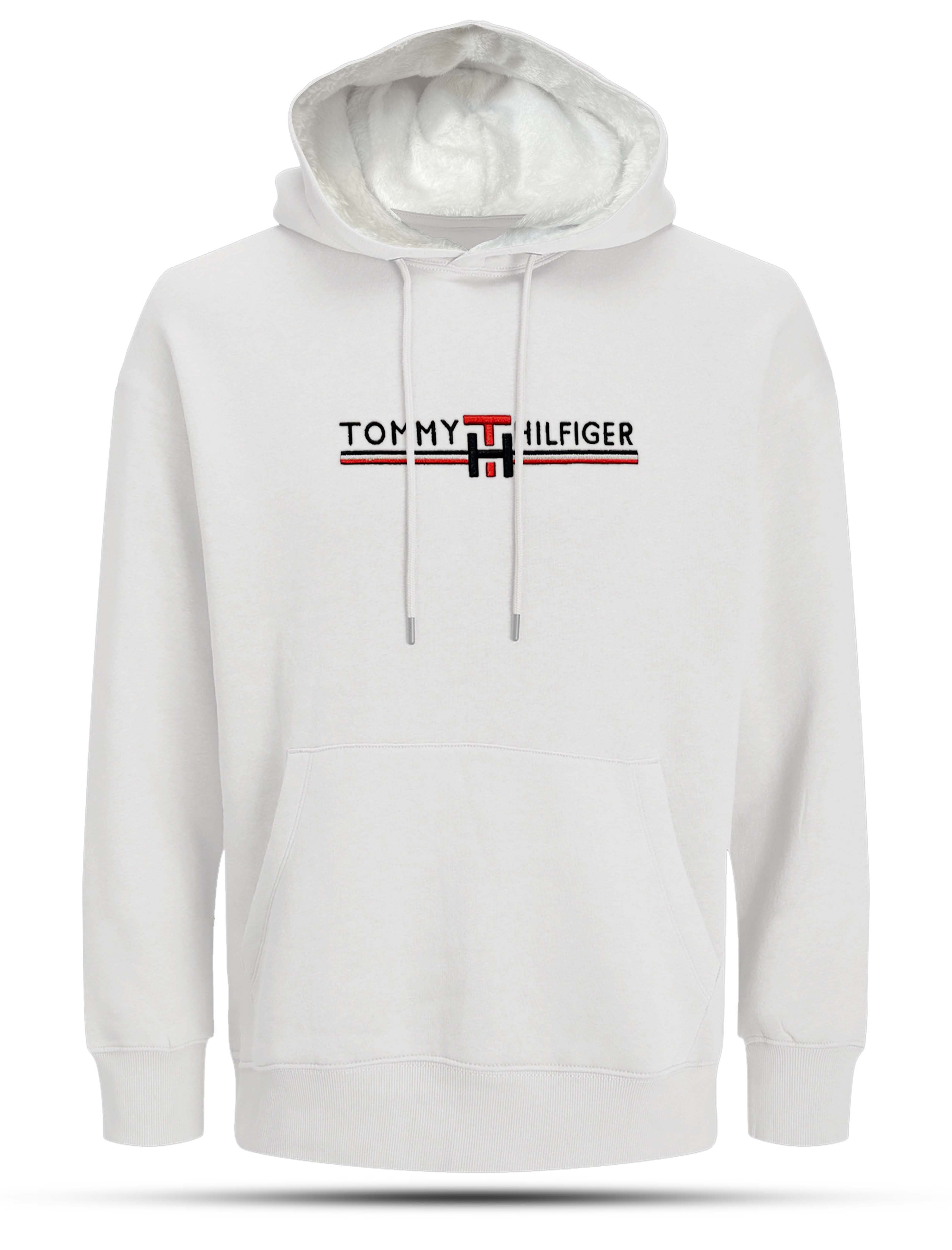 Hudi26 White Hoodie Tommy