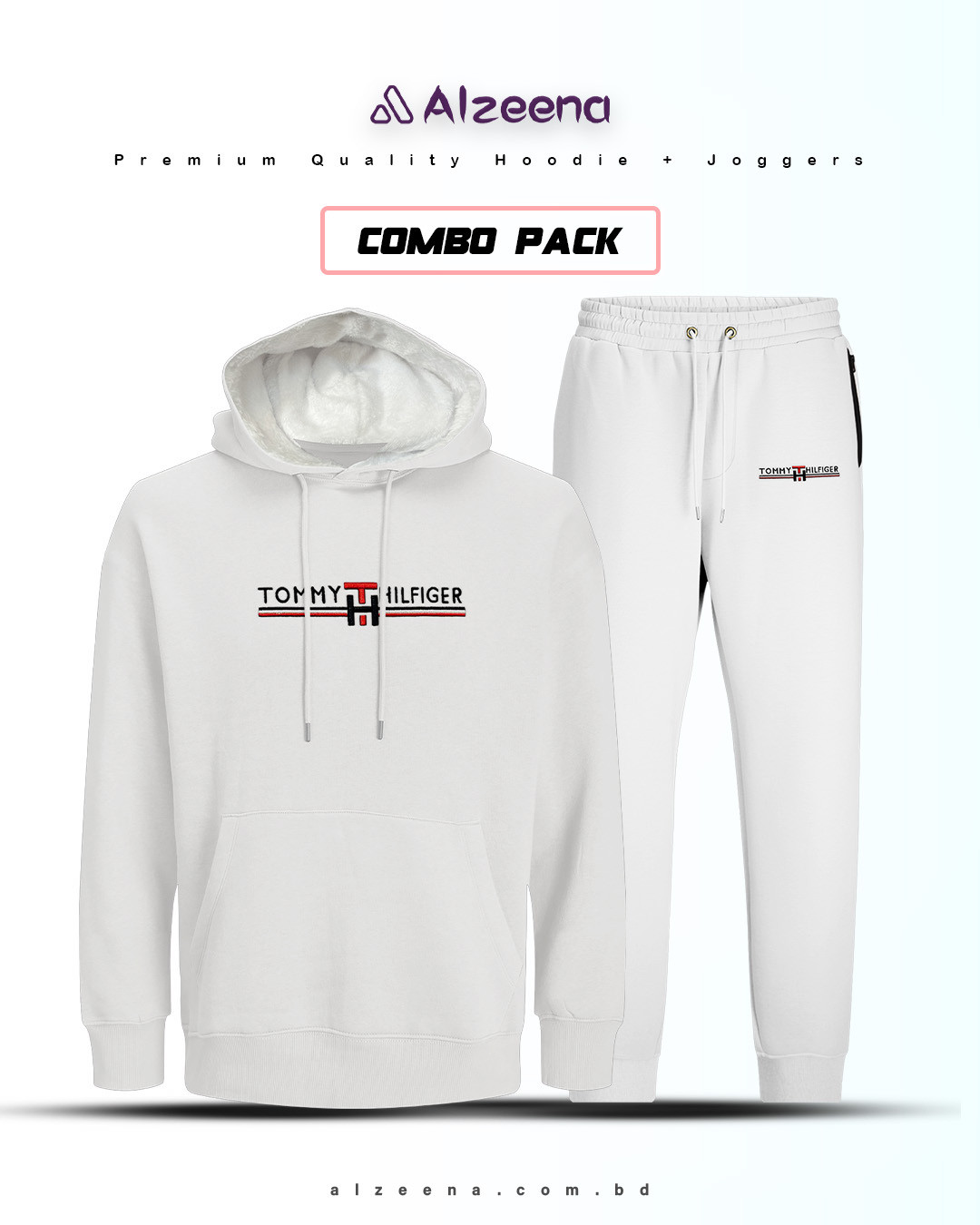 Hudi26 & JOG41 White 2pcs combo