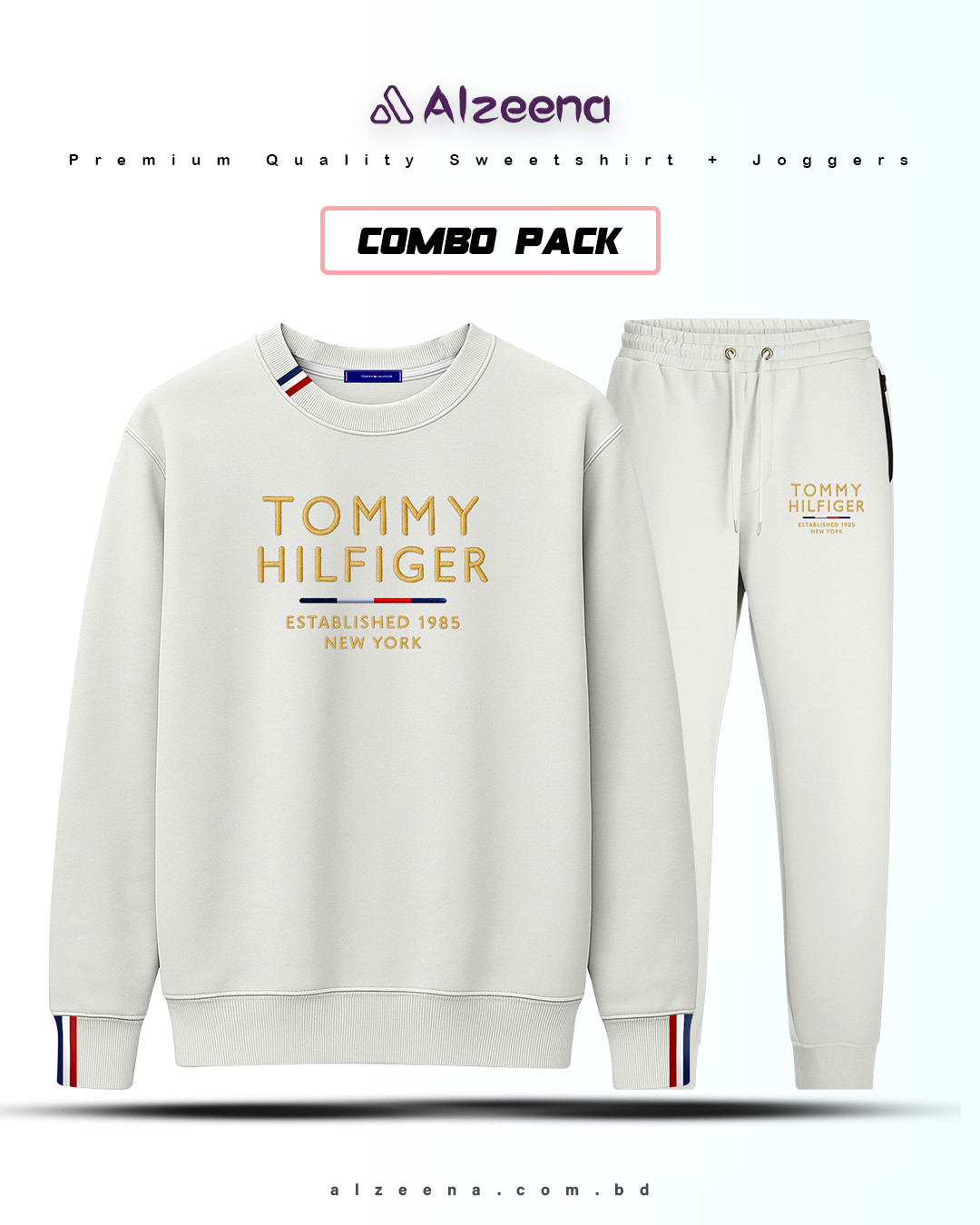 SFT30 & JOG38 White 2pcs combo