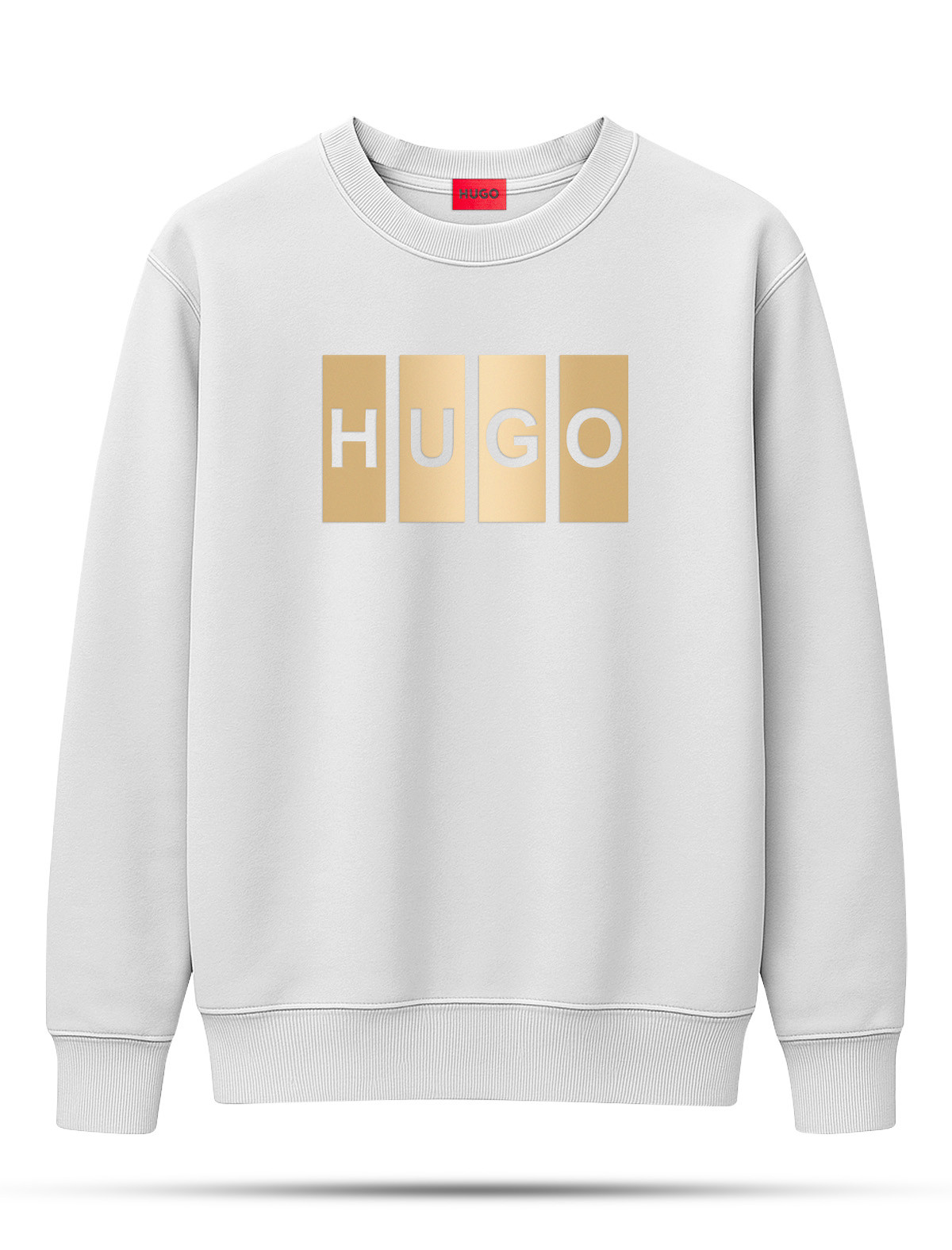 SFT49 White Hugo Boss Sweatshirt