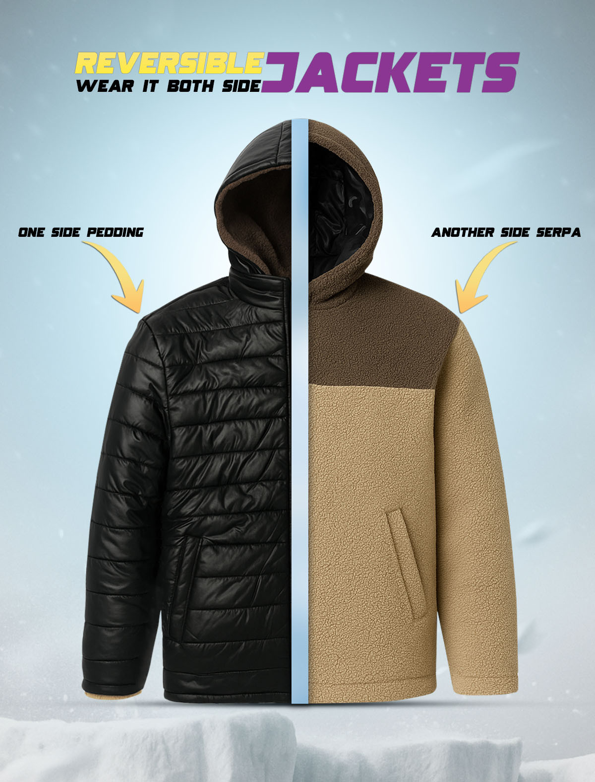 JKT37 Brown Reversible Jackets