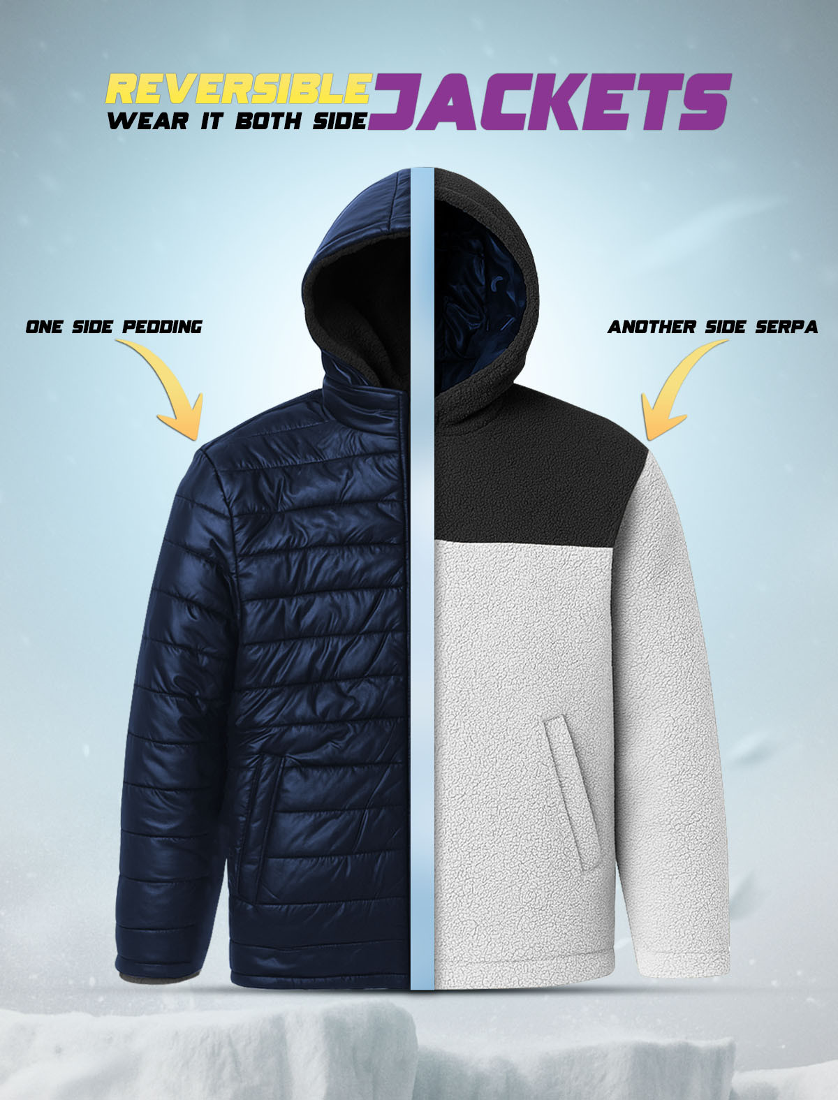 JKT37 White Reversible Jackets