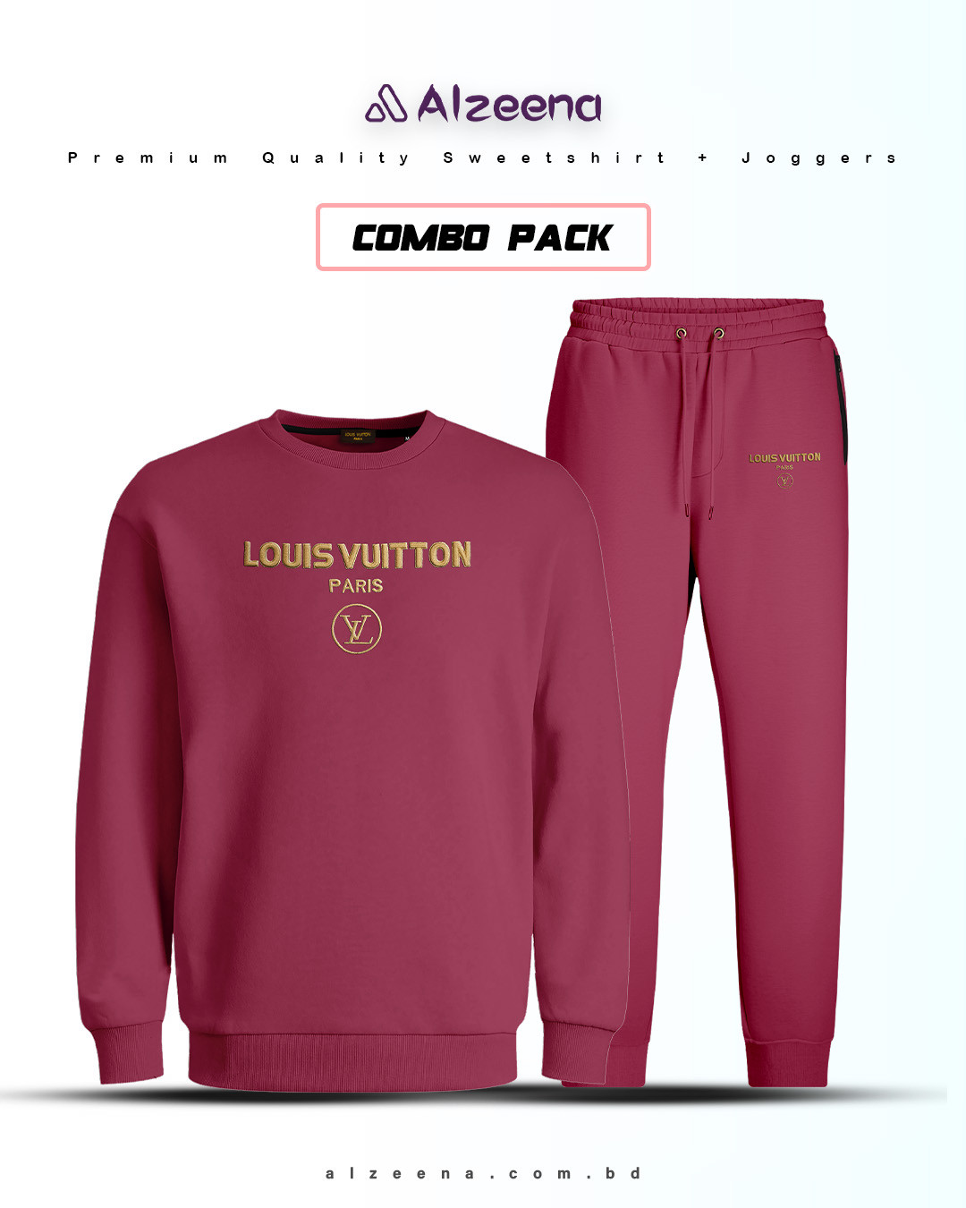 SFT46 & JOG39 Maroon 2pcs combo