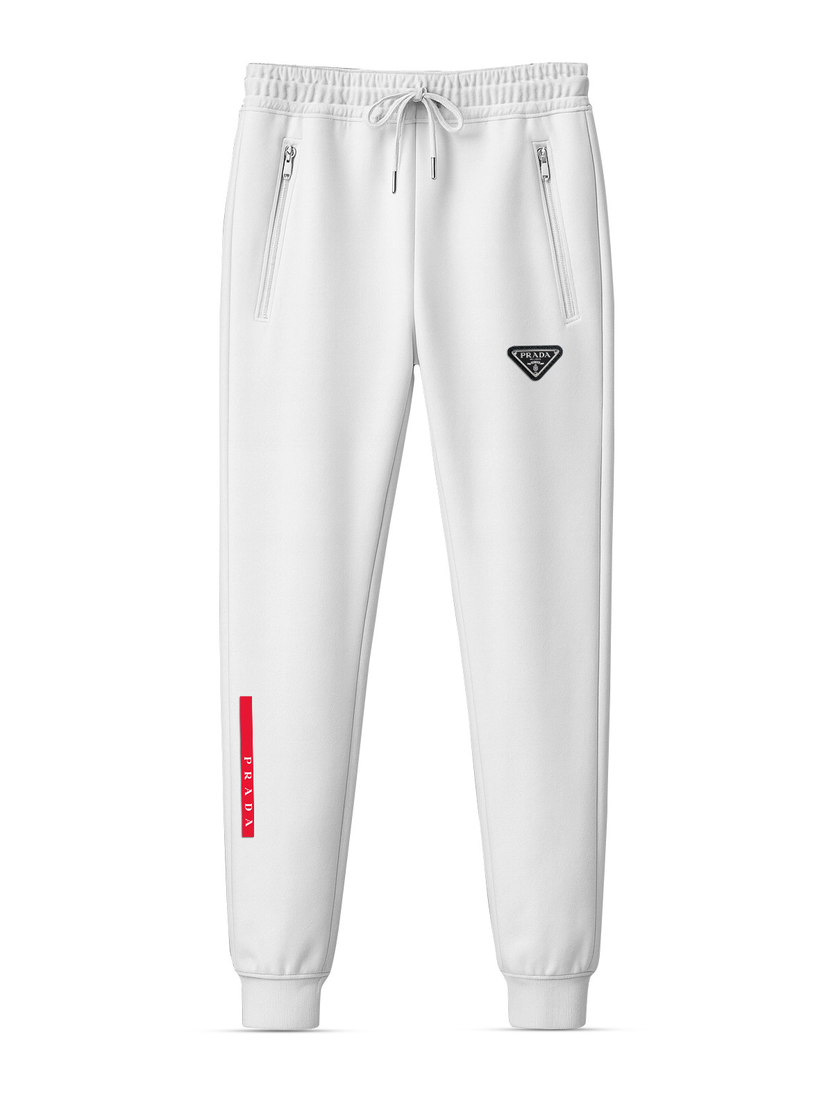 JOG42 White Prada joggers